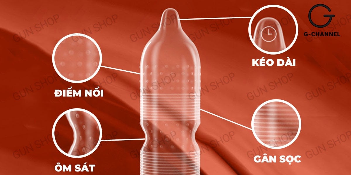 Kho sỉ Bao cao su Toshiro Long Shock 4in1 - Kéo dài thời gian - Hộp 10 cái chính hãng Kho sỉ Bao cao su Toshiro Long Shock 4in1 - Kéo dài thời gian - Hộp 10 cái chính hãng