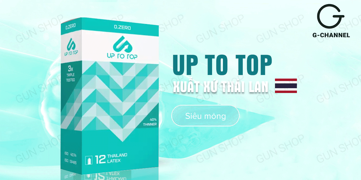 Địa chỉ bán Bao cao su Up To Top 0.Zero - Siêu mỏng - Hộp 12 cái chính hãng Địa chỉ bán Bao cao su Up To Top 0.Zero - Siêu mỏng - Hộp 12 cái chính hãng