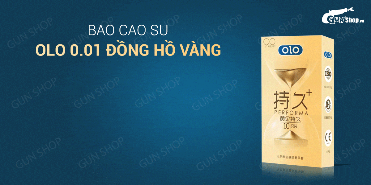 Review Bao cao su OLO 0.01 Đồng Hồ Vàng - Kéo dài thời gian - Hộp 10 cái chính hãng