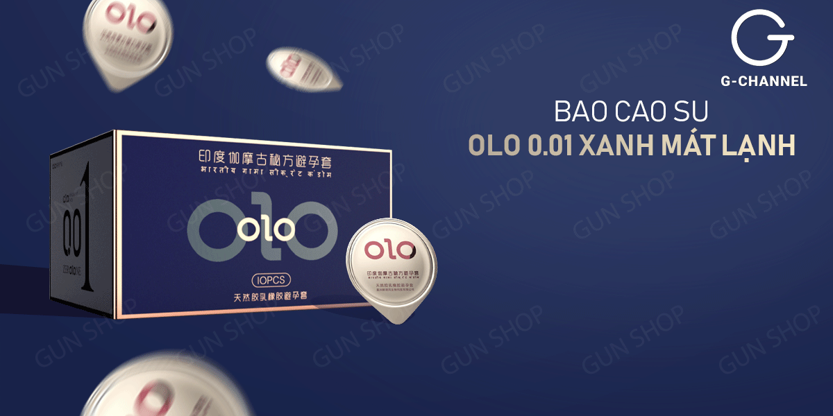 Cung cấp Bao cao su OLO 0.01 Xanh - Siêu mỏng mát lạnh kéo dài thời gian - Hộp 10 cái có tốt không?