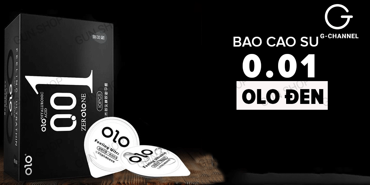 Bảng giá Bao cao su OLO 0.01 Đen - Siêu mỏng hương vani - Hộp 10 cái giá sỉ Bảng giá Bao cao su OLO 0.01 Đen - Siêu mỏng hương vani - Hộp 10 cái giá sỉ