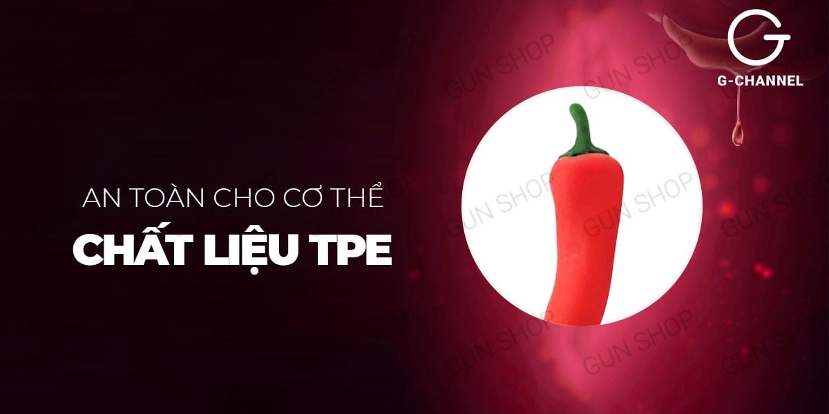 Sỉ Dương vật giả rung hình quả ớt đa chế độ rung sạc điện - Wistone Pepper giá sỉ Sỉ Dương vật giả rung hình quả ớt đa chế độ rung sạc điện - Wistone Pepper giá sỉ