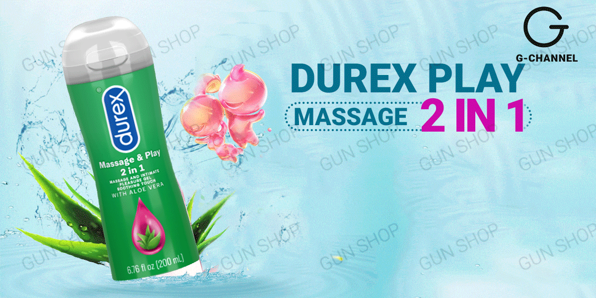 Bảng giá Gel bôi trơn massage - Durex Play 2 in 1 - Chai 200ml cao cấp Bảng giá Gel bôi trơn massage - Durex Play 2 in 1 - Chai 200ml cao cấp