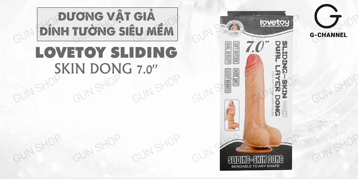 Mua Dương vật giả dính tường siêu mềm Skin Dong 7.0 - Lovetoy Sliding tốt nhất Mua Dương vật giả dính tường siêu mềm Skin Dong 7.0 - Lovetoy Sliding tốt nhất