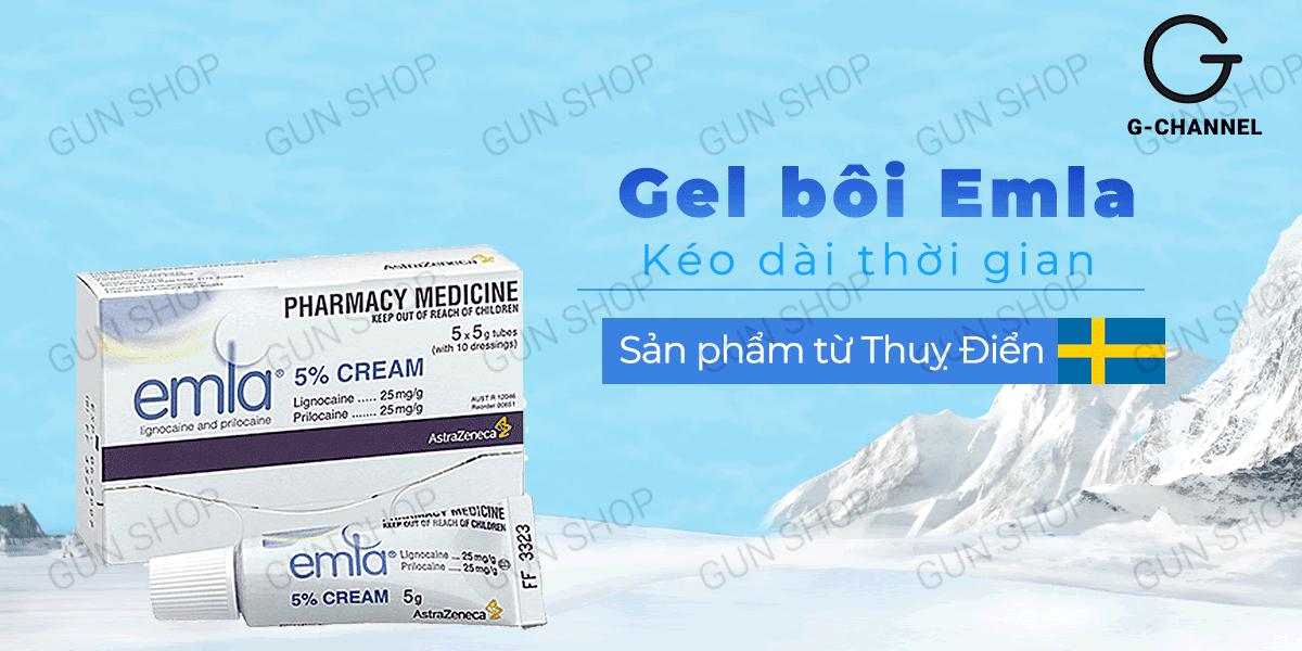 Mua Gel bôi Emla Cream 5% - Chống xuất tinh sớm - Chai 5g giá tốt Mua Gel bôi Emla Cream 5% - Chống xuất tinh sớm - Chai 5g giá tốt