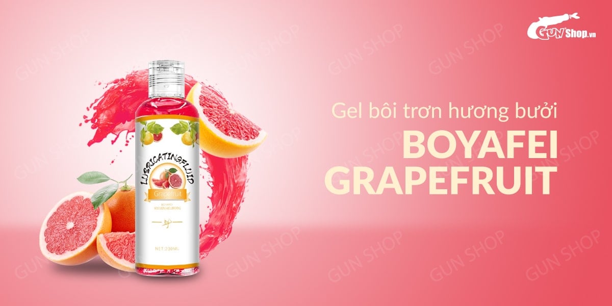 So sánh Gel bôi trơn hương bưởi - Boyafei Grapefruit - Chai 200ml giá tốt So sánh Gel bôi trơn hương bưởi - Boyafei Grapefruit - Chai 200ml giá tốt