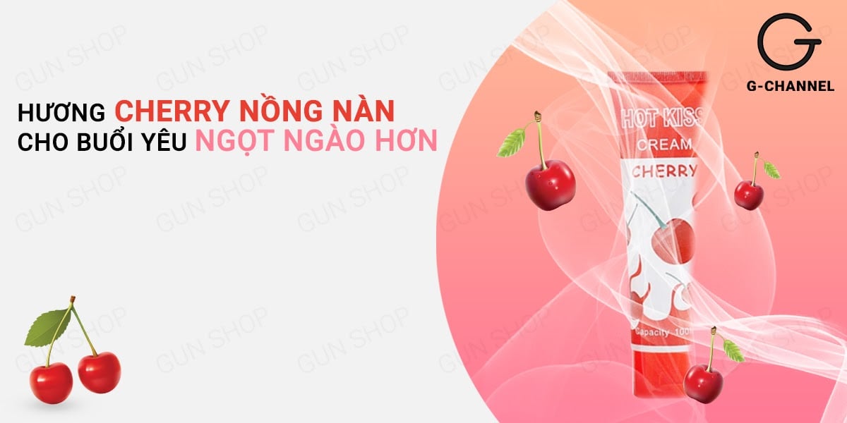 Bảng giá Gel bôi trơn hương cherry - Hot Kiss - Chai 100ml hàng mới về Bảng giá Gel bôi trơn hương cherry - Hot Kiss - Chai 100ml hàng mới về