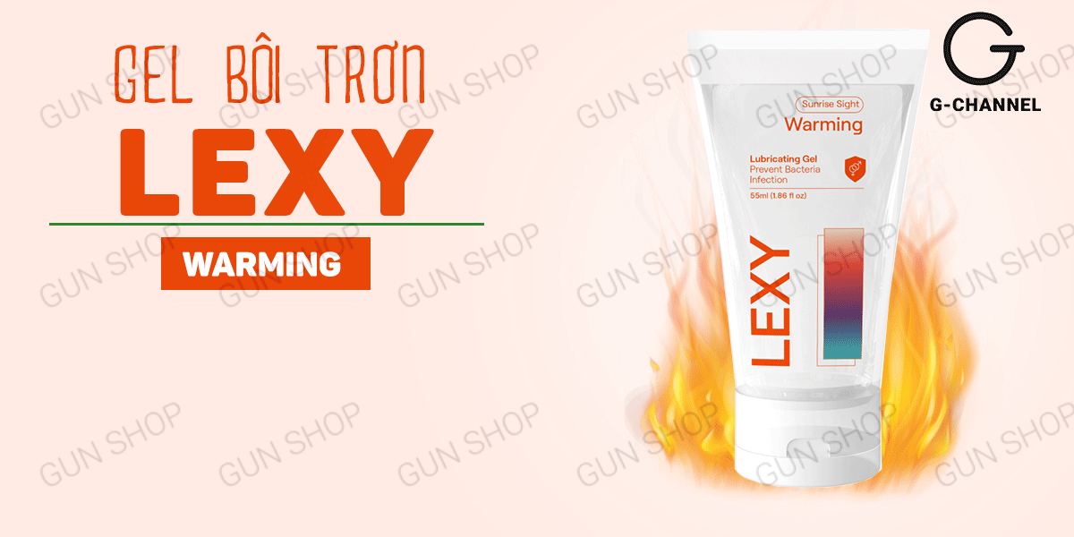 Bỏ sỉ Gel bôi trơn ấm nóng - Lexy Warming - Chai 55ml hàng xách tay Bỏ sỉ Gel bôi trơn ấm nóng - Lexy Warming - Chai 55ml hàng xách tay