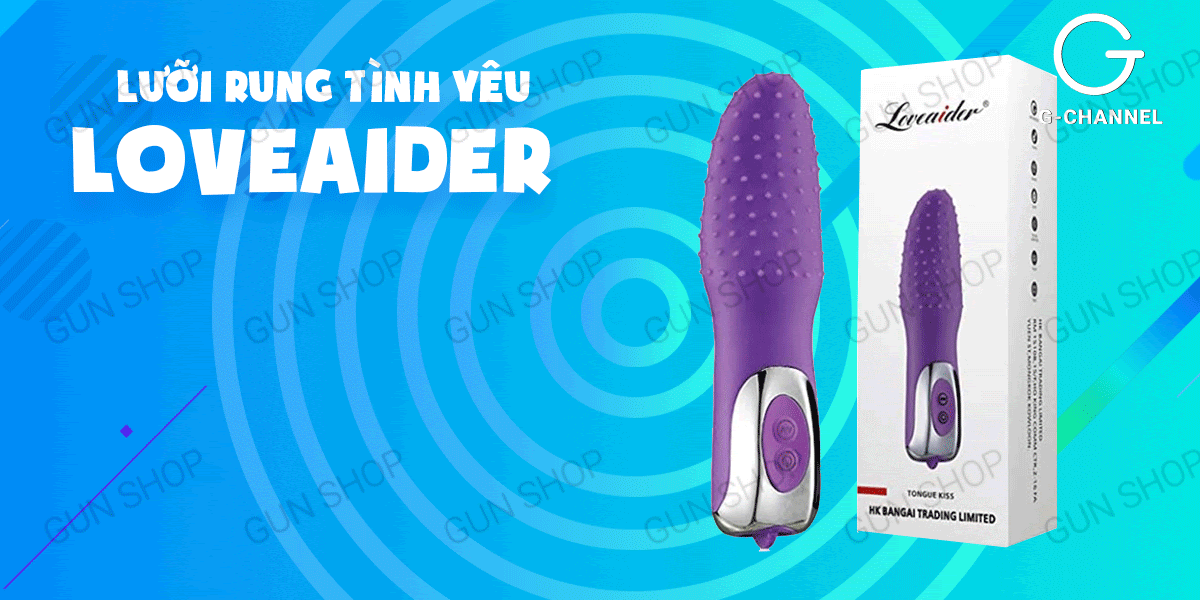 Kho sỉ Lưỡi rung đa chế độ rung massage tăng khoái cảm pin - Loveaider giá sỉ Kho sỉ Lưỡi rung đa chế độ rung massage tăng khoái cảm pin - Loveaider giá sỉ