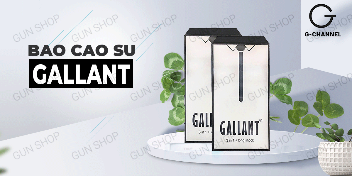  Đánh giá Bao cao su Gallant 3 trong 1 - Kéo dài thời gian - Hộp 10 cái giá sỉ