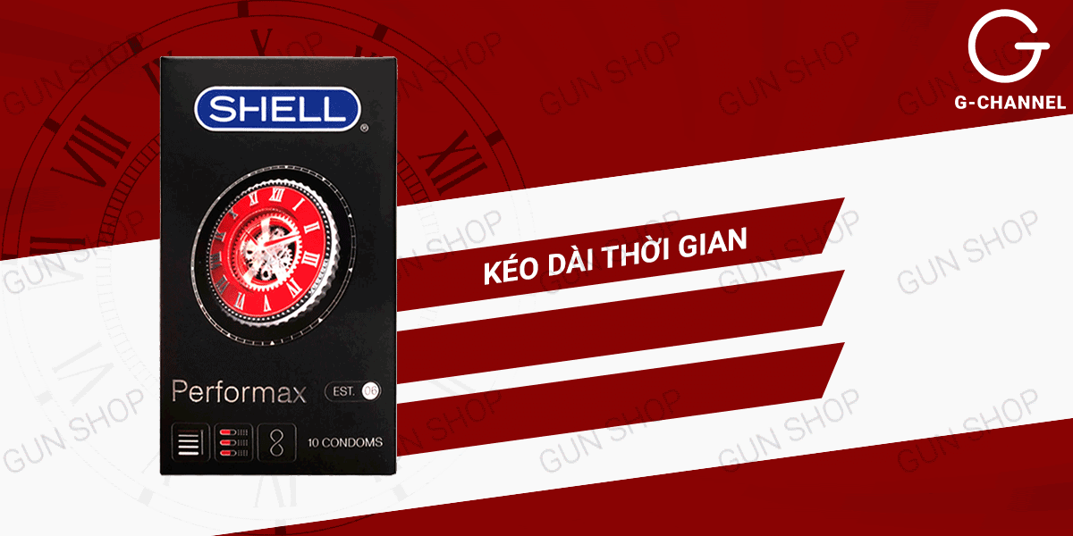 Nơi bán Bao cao su Shell Performax 6 in 1- Kéo dài thời gian - Hộp 10 cái tốt nhất Nơi bán Bao cao su Shell Performax 6 in 1- Kéo dài thời gian - Hộp 10 cái tốt nhất