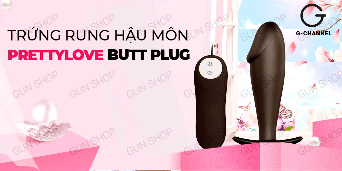 Kho sỉ Trứng rung hậu môn rung mạnh chống nước pin - Pretty Love Butt Plug nhập khẩu Kho sỉ Trứng rung hậu môn rung mạnh chống nước pin - Pretty Love Butt Plug nhập khẩu