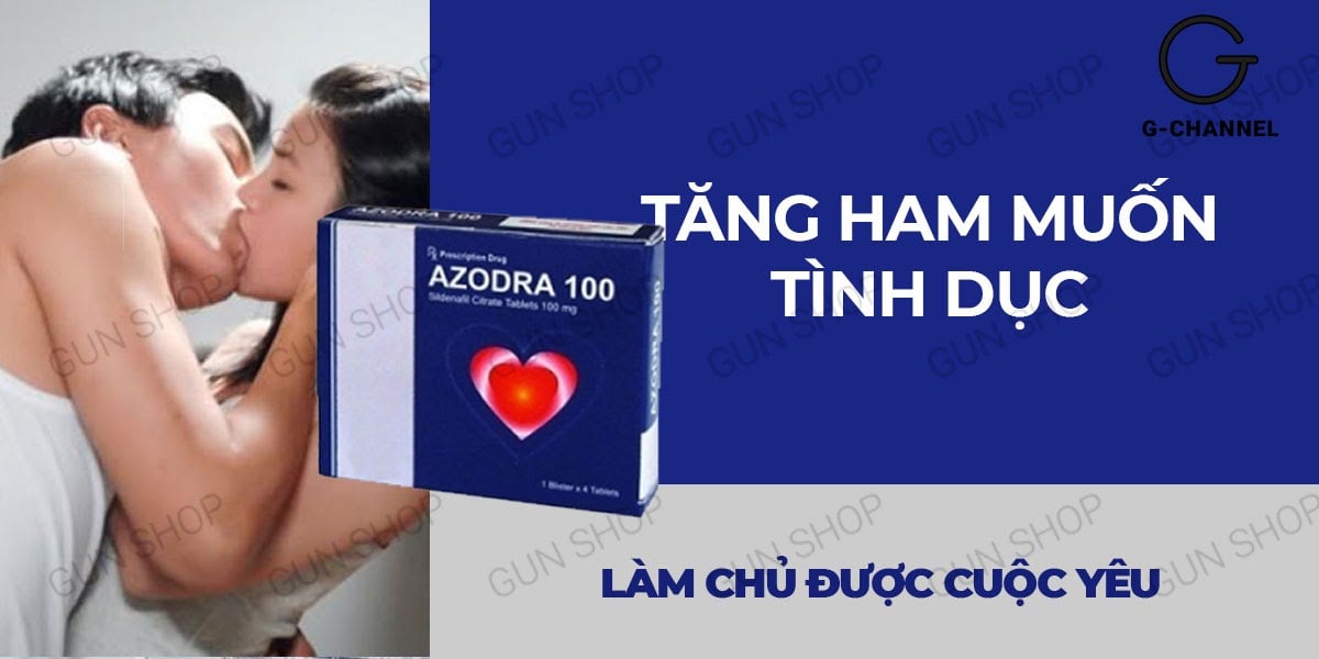 Phân phối Viên uống hỗ trợ cương dương tăng cường sinh lý Azodra 100mg - Hộp 4 viên nhập khẩu Phân phối Viên uống hỗ trợ cương dương tăng cường sinh lý Azodra 100mg - Hộp 4 viên nhập khẩu
