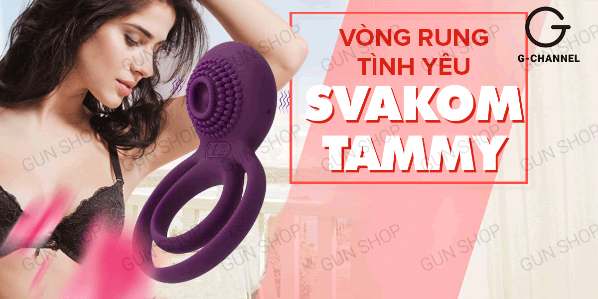 Đại lý Vòng rung tăng khoái cảm kéo dài thời gian rung mạnh sạc điện - Svakom Tammy cao cấp Đại lý Vòng rung tăng khoái cảm kéo dài thời gian rung mạnh sạc điện - Svakom Tammy cao cấp